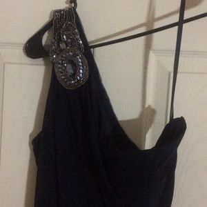 Long blue dress. Size 16. $5.00